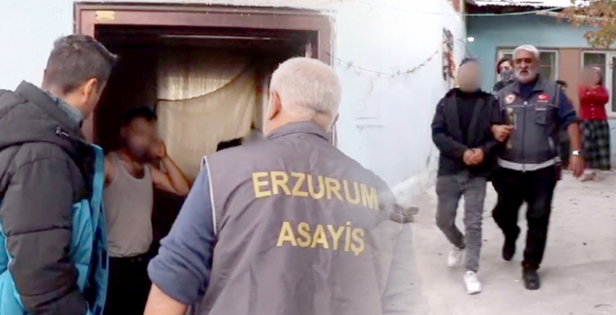 Erzurum polisinden huzur operasyonu; 16 kişi yakalandı