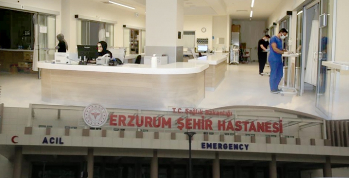 Erzurum Şehir Hastanesi göz kamaştırıyor