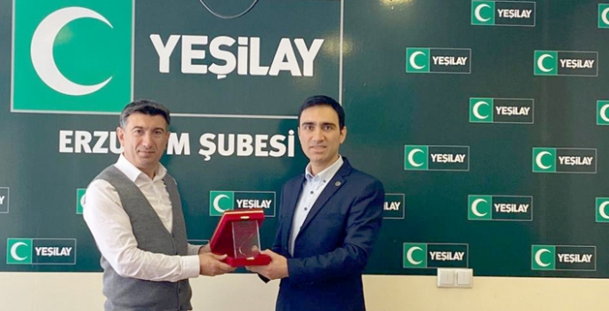 Erzurum Yeşilay’da görev değişikliği