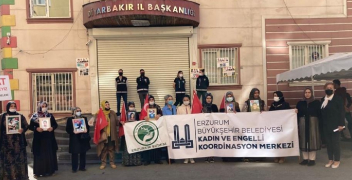 Erzurumlu kadınlardan Diyarbakır annelerine destek