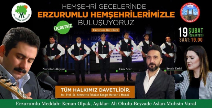 Erzurumlular Mamak’ta buluşacak