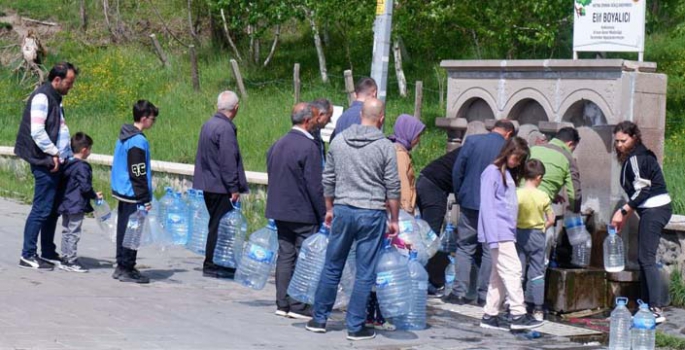 Erzurumluların ‘Paşa Pınarı’ ilgisi