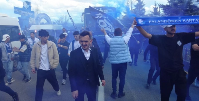 Erzurumspor’a maç öncesi moral desteği