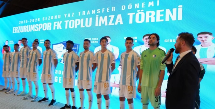 ​​​​​​​Erzurumspor’da yeni transferler tanıtıldı