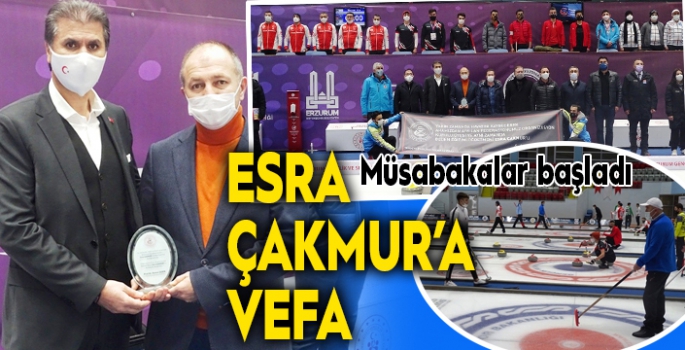 Esra Çakmur Curling Ligi başladı