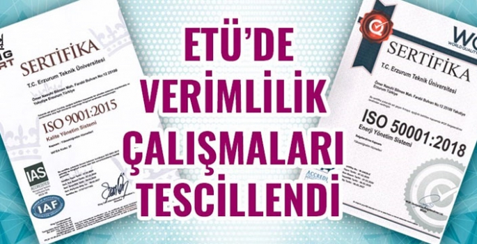 ETÜ'nün verimliliği tescillendi