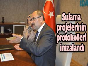 2018 yılı DAP sulama projelerinin protokolleri imzalandı