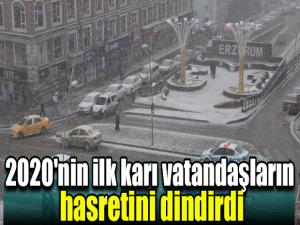 2020'nin ilk karı vatandaşların hasretini dindirdi