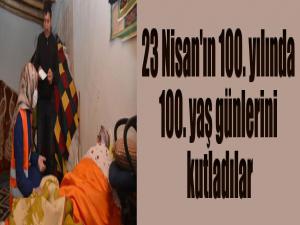 23 Nisan'ın 100. yılında 100. yaş günlerini kutladılar