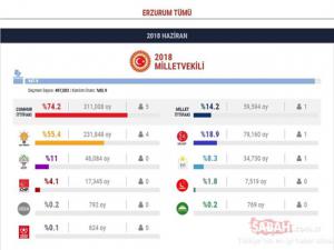 24 Haziran milletvekili seçim sonuçları AK Parti ve Cumhur İttifakı'nın zaferiyle sonuçlandı.