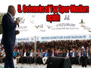 5. Geleneksel Yaz Spor Okulları açıldı