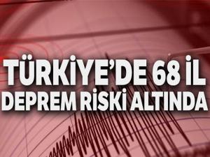 68 il deprem fayları üzerinde