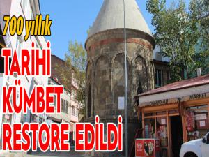 700 yıllık tarihi kümbet restore edildi