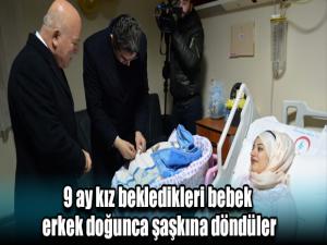 9 ay kız bekledikleri bebek erkek doğunca şaşkına döndüler