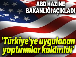 ABD Hazine Bakanlığı: 