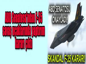 ABD Senatosu'ndan F-35 savaş uçaklarında yaptırım kararı çıktı