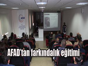AFAD Erzurumda (KBRN) Farkındalık Eğitimi