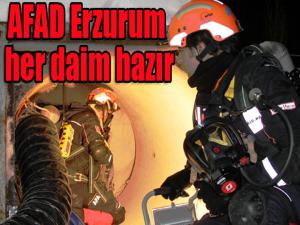 AFAD Erzurum her daim hazır