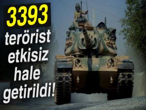 Afrin'de flaş gelişme! Sayı 3393 oldu