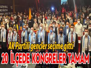 AK Gençlik 20 ilçede kongrelerini tamamladı