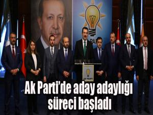 AK Parti'de aday adaylığı süreci başladı