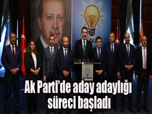 AK Parti'de aday adaylığı süreci başladı