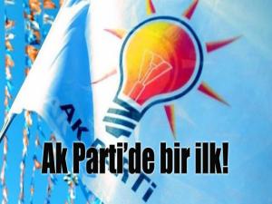 AK Parti'de bir ilk