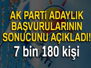 AK Parti'ye belediye başkanlığı için 7 bin 180 başvuru