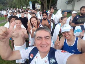 Aksoy, Boğaziçi kıtalararası yüzme yarışmasında dereceye girdi