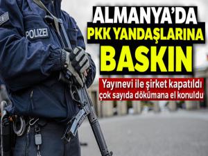 Almanya'da PKK yandaşlarına baskın