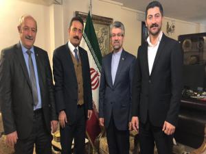 Almaz, İran Başkonsolosu Soltanzadeh'i ziyaret etti