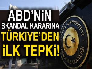 Ankara'dan ABD'ye yaptırım cevabı