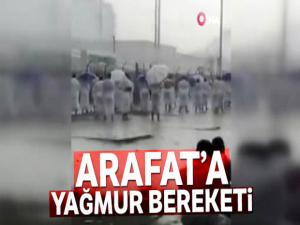 Arafat'a yağmur bereketi