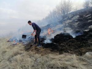 Ardahan'da orman yangını kontrol altına alındı