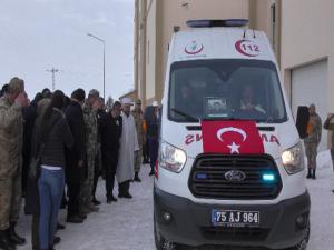 Ardahan'da şehit uzman çavuş için tören düzenlendi