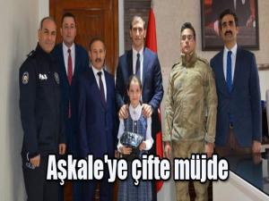 Aşkale'ye çifte müjde