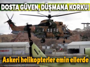 Askeri helikopterlerin bakımları emin ellerde