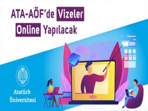 ATA-AÖFde vizeler online yapılacak