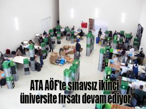 ATA AÖFte sınavsız ikinci üniversite fırsatı devam ediyor