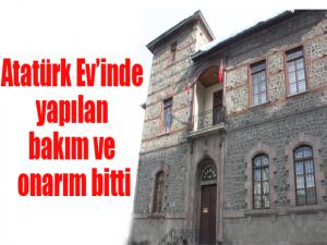 Atatürk Evinde yapılan bakım ve onarım bitti