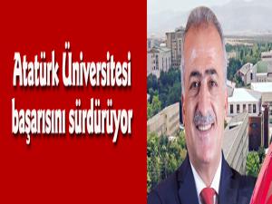 Atatürk Üniversitesi başarısını sürdürüyor