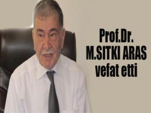 Atatürk Üniversitesi eski öğretim üyelerinden Prof.Dr.M.Sıtkı Aras, yaşadığı Kastamonuda vefat etti. 