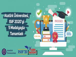 Atatürk Üniversitesi, ISIF 2020yi 5 Madalyayla Tamamladı