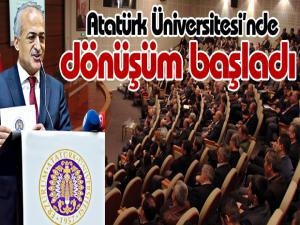 Atatürk Üniversitesinde dönüşüm başladı