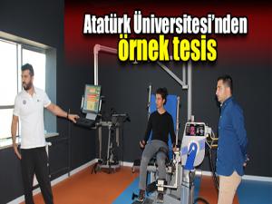 Atatürk Üniversitesinden örnek tesis