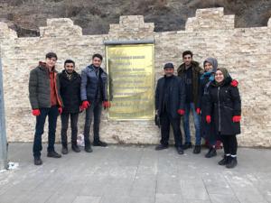 Atatürk Üniversitesi öğrencilerinden 'Tarihine Sahip Çık' projesi