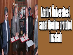 Atatürk Üniversitesi, sanat üzerine protokol imzaladı