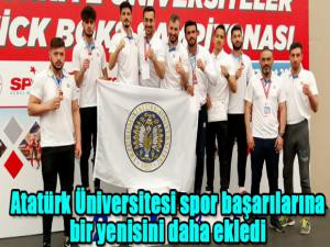 Atatürk Üniversitesi spor başarılarına bir yenisini daha ekledi