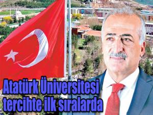 Atatürk Üniversitesi tercihte ilk sıralarda