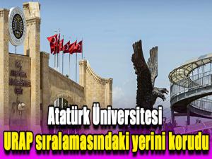 Atatürk Üniversitesi URAP sıralamasındaki yerini korudu